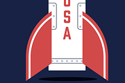 Retro Rocket Ship, an Illustration by Ryder Doty (Thumbnail 3 of 3)