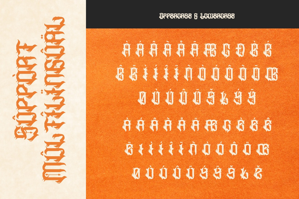 Heavinus - Classic Blackletter Font, a Blackletter Font by Dhabee (Photo 7 of 15)