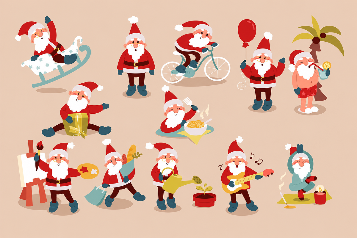 Christmas Decor Illustrations, a Seasonal Illustration by Anna Studio (Photo 11 of 12)