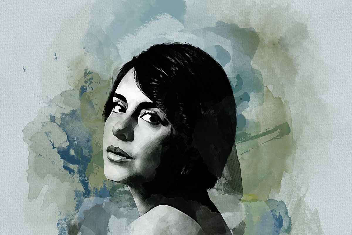 Watercolor Mixed Art Painting, an Action Add-On by Photoshop Action (Photo 6 of 17)