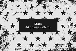 Stars - 44 Grunge Patterns