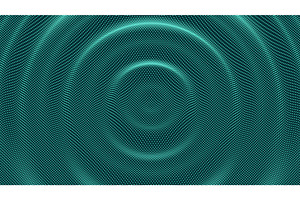 3d particle dot pulse music, a Decorative Illustration by Vector Tradition