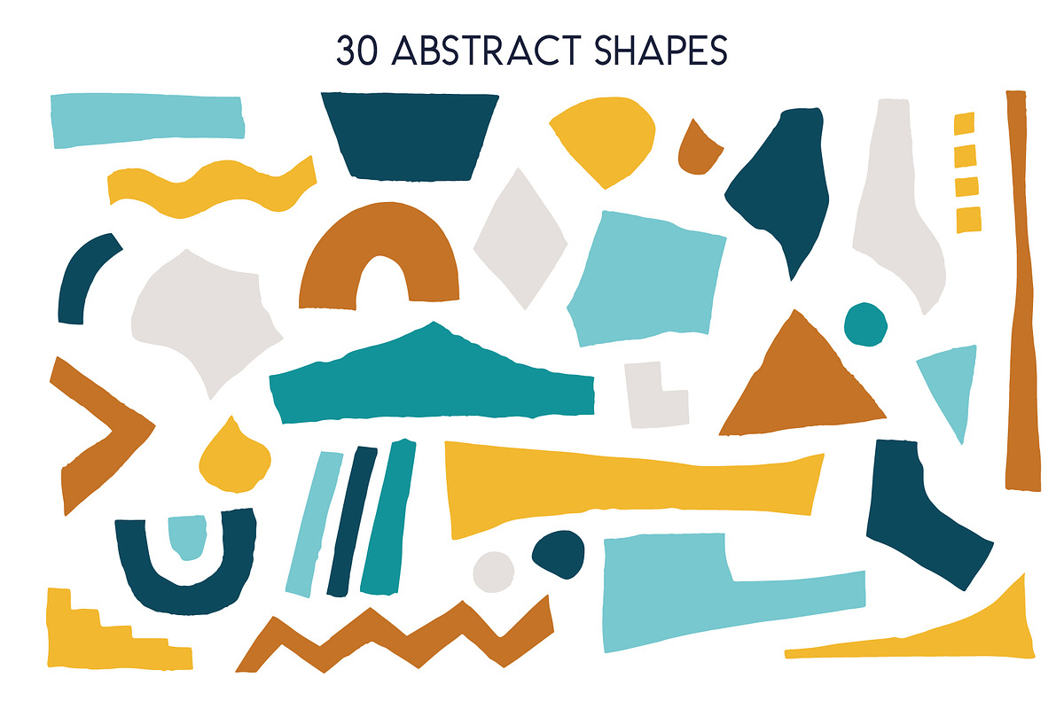 Abstract Cutout Shapes Bundle, an Object Graphic by MaNechaeva (Photo 4 of 24)
