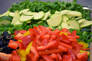 Chopped Raw Veggies