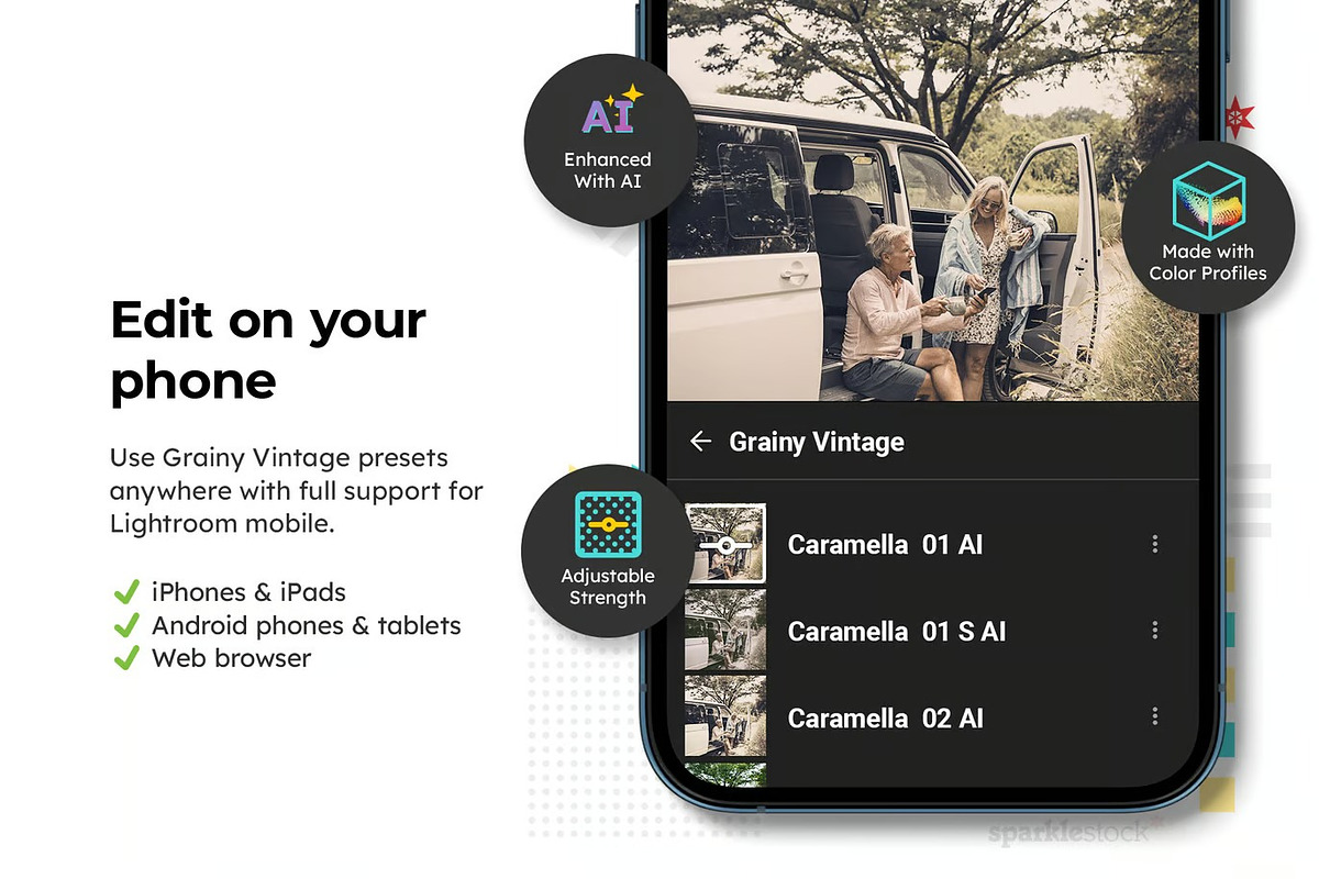 20 Grainy Vintage Lightroom Presets, a Preset Add-On by skybluecreative (Photo 7 of 13)