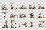 Whimsical Autumn Squirrel Clipart, a Seasonal Illustration by Nicolle's Colorful Art (Thumbnail 3 of 4)