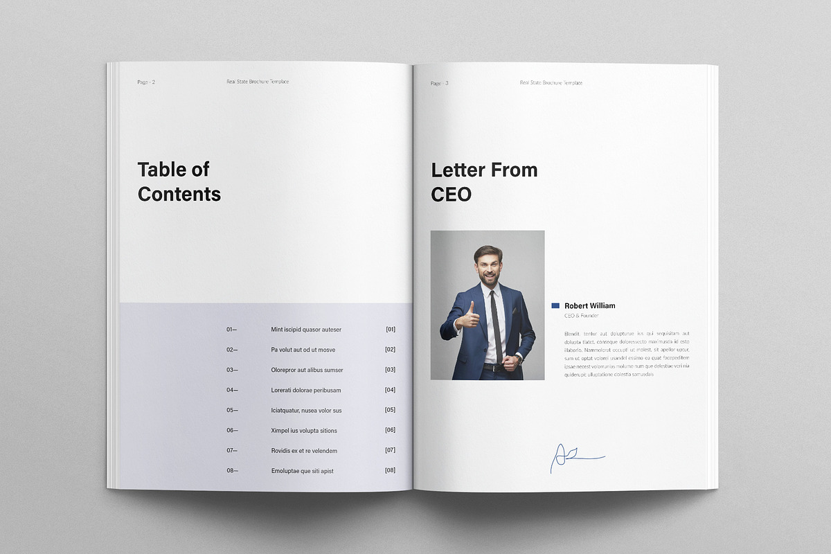 Real Estate Brochure Template, a Brochure Template by E-Type (Photo 2 of 7)