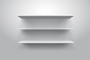Vector Shelf Set