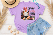Fueled By Iced Coffee & Books PNG, a Seasonal Illustration by Rose Art (Thumbnail 4 of 4)
