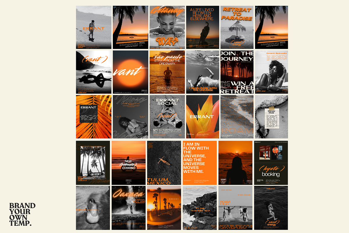 BEACHY TRAVEL INSTAGRAM TEMPLATES, a Templates & Theme by BYOTstudios (Photo 8 of 11)
