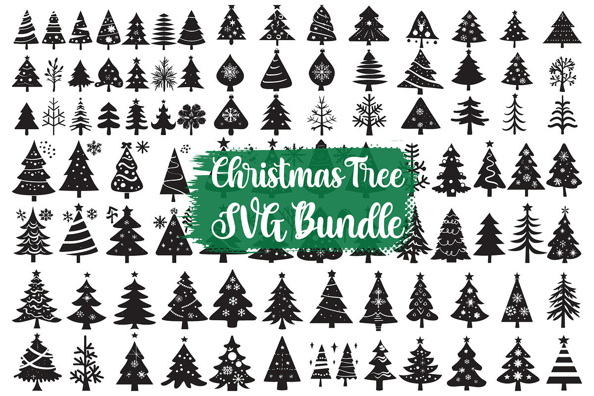 Holiday Tree Silhouette Bundle, an Illustration by BIPLOB EXPERT