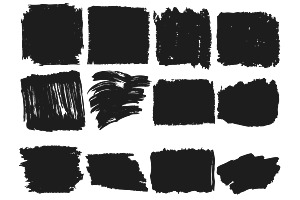 Paint Brush Swatches Set 1 Procreate