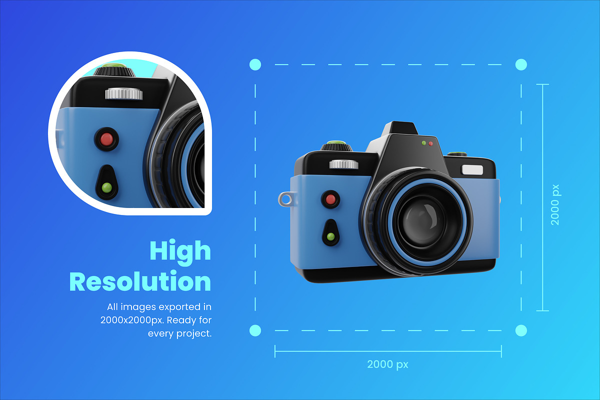30 3D Communication and Media Icons, an Object 3D Model by Flat Icons (Photo 3 of 8)