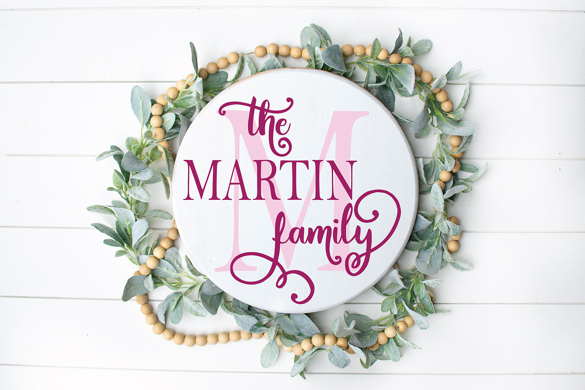 Family Monogram Bundle, an Illustration by OldMarket Designs (Photo 8 of 11)