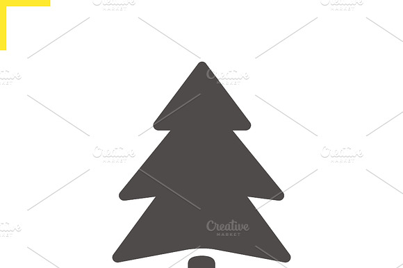 Fir Tree Icon. Vector