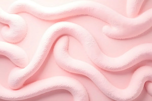 Luxury Blush Fabric Pattern Design A, a Photo by LOGOCREATIVE