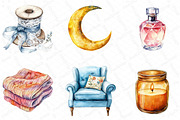 Watercolor Beautiful Aesthetic Clipa, an Illustration by DreamPrint404 (Thumbnail 5 of 6)