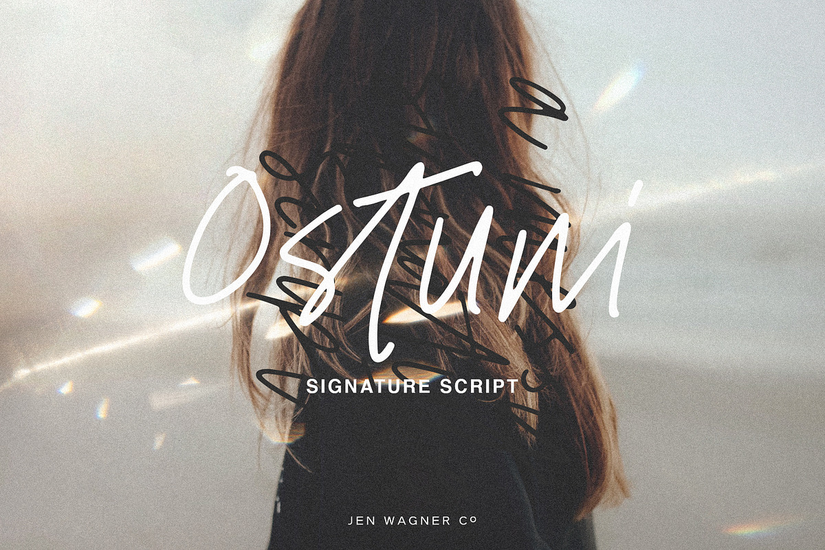 Ostuni | A Modern Signature Script, a Script Font by Jen Wagner Co (Photo 1 of 11)