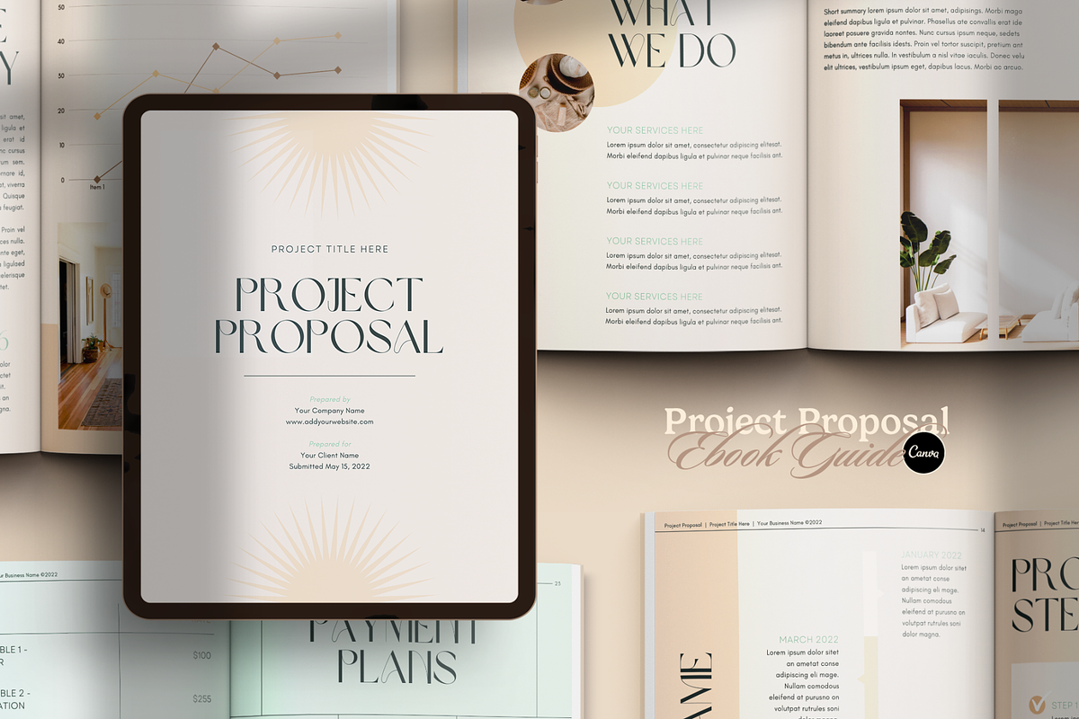 Project Proposal Ebook, a Magazine Template by Creatif Foundry (Photo 1 of 7)