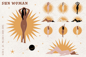 Celestial Woman Graphics & Patterns