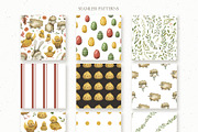 Watercolor Happy Easter set, an Object Graphic by OrangePeafowlArt (Thumbnail 13 of 17)