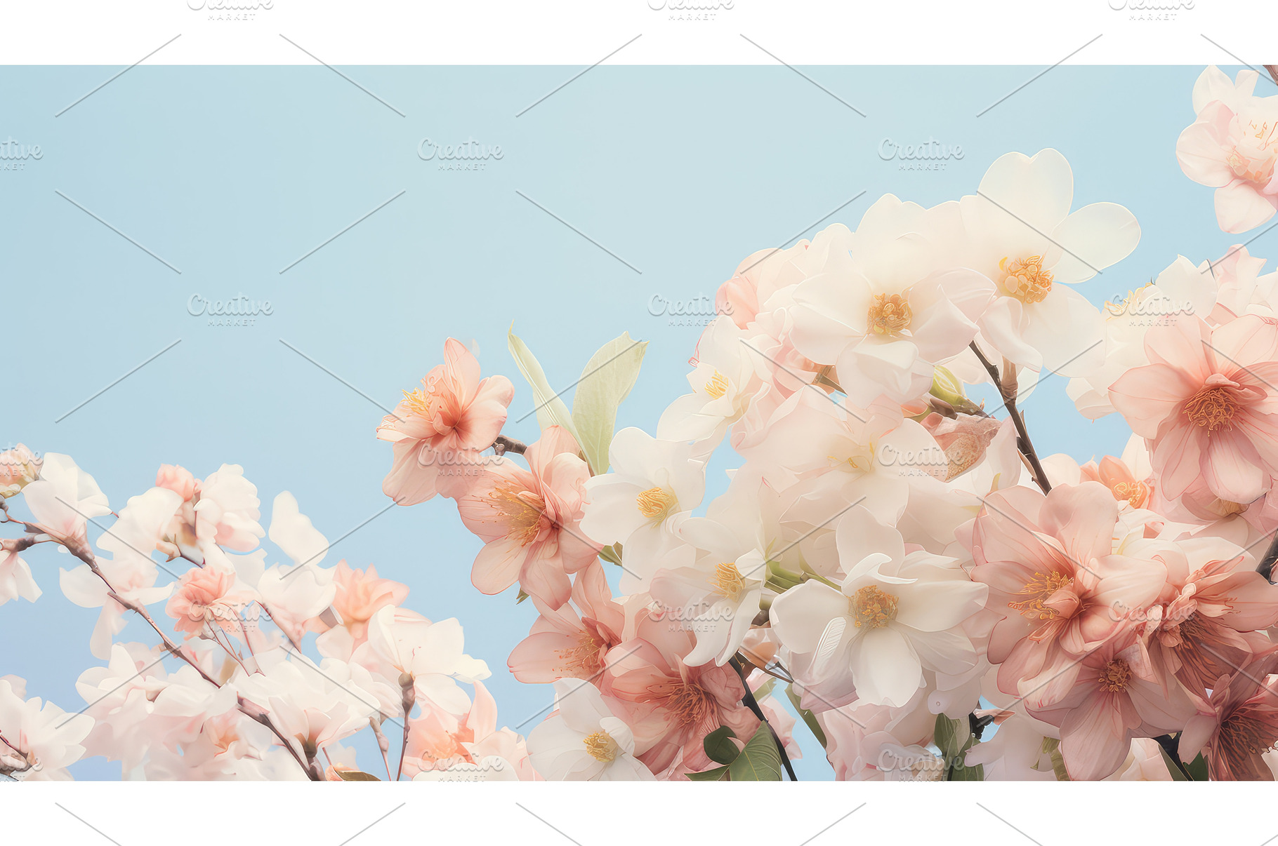 blossom petal spring background ai, a Nature Photo by pikepicture