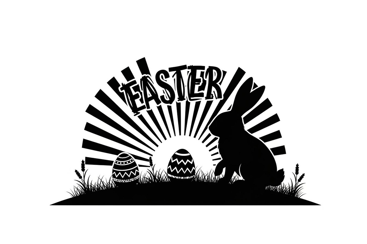 Cute Easter Bunny Silhouette bundle, an Illustration by Artivon (Photo 34 of 51)