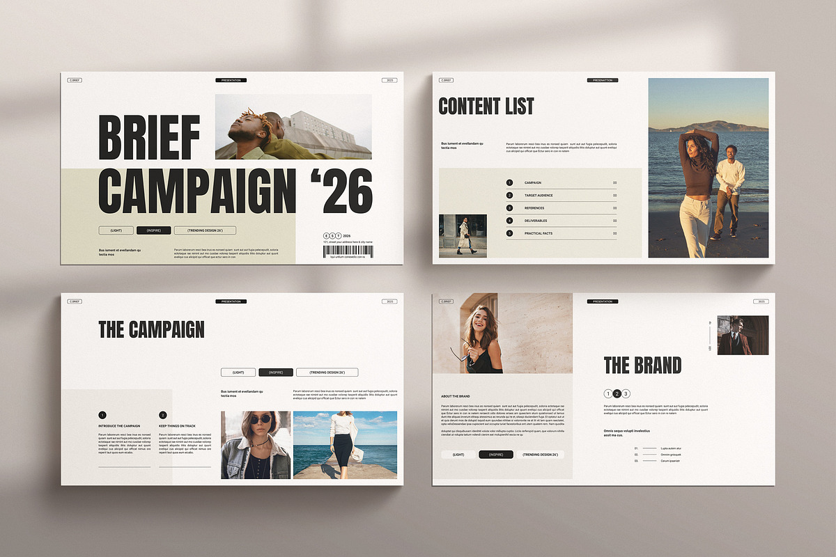 Creative Brief Presentation Template, a Presentation Template by ...