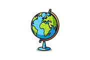 School Bus & Globe Clipart Set, an Object Graphic by Gfx_Store (Thumbnail 3 of 13)