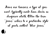 Brushed Font Rough Textured, a Script Font by Jadugar Design Studio (Thumbnail 4 of 6)