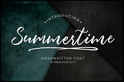 Summertime Script + Swash, a Script Font by Fargun Studio (Thumbnail 1 of 12)