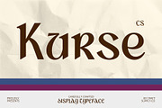 CS Kurse – Uncial Font, a Sans Serif Font by Craft Supply Co. (Thumbnail 1 of 8)