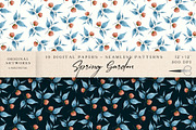 Ditsy Flowers Digital Paper, a Pattern Graphic by Mia Digital (Thumbnail 3 of 6)