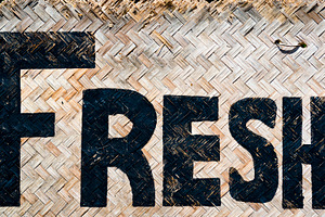 Fresh Sign, an Abstract Photo by THP Creative