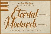 Eternal Monarch | Handwritten, a Handwritten Font by Aveni Letter Type (Thumbnail 1 of 10)