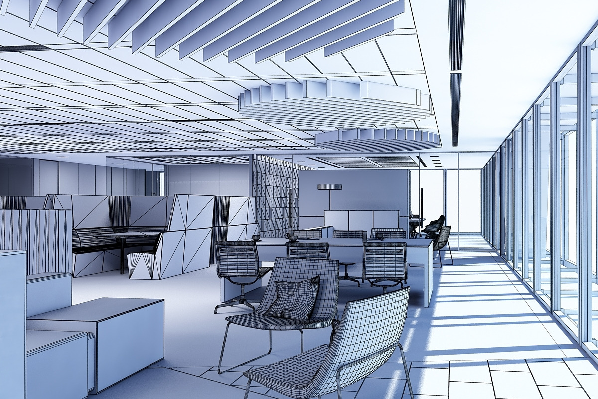 Full Office Interior 26, an Architecture 3D Model by Giimann (Photo 17 of 23)