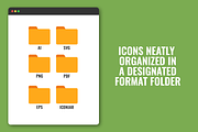 70 CBD Oil Icons, a Solid Icon by Flat Icons (Thumbnail 2 of 7)