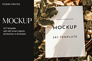 Golden Hour 5x7 Mockup – PSD, a Mockup by PhoebeCreates (Thumbnail 1 of 5)