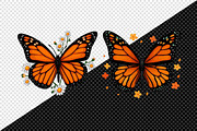 Whimsical Summer Monarch Butterflies, an Animal Illustration by Creative Art (Thumbnail 8 of 8)