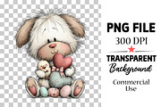 Whimsical Easter Bunny Clipart Png, an Illustration by Watercolor design (Thumbnail 4 of 6)