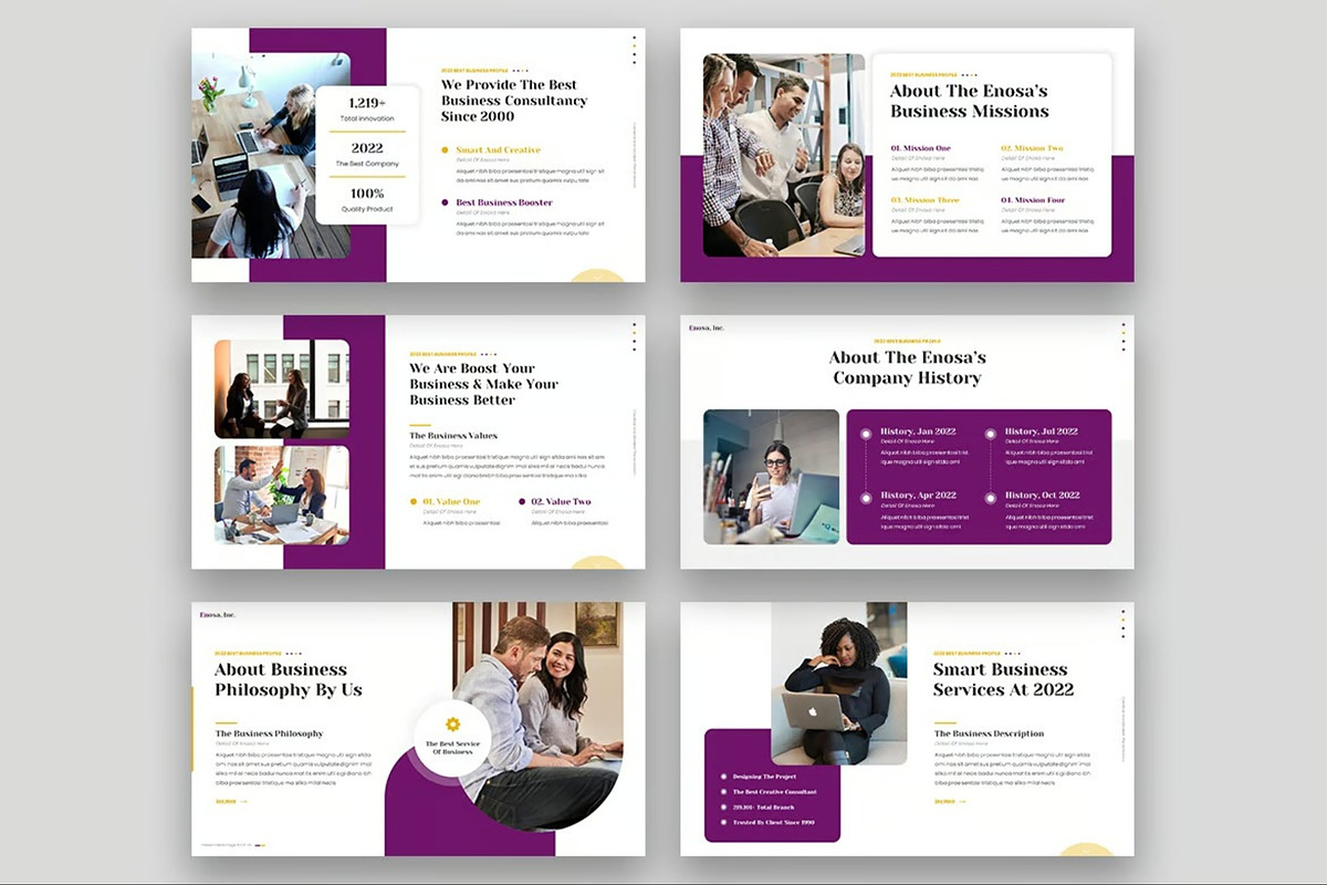 Enosa - Business Google Slides, a Presentation Template by Fit-tee (Photo 5 of 6)