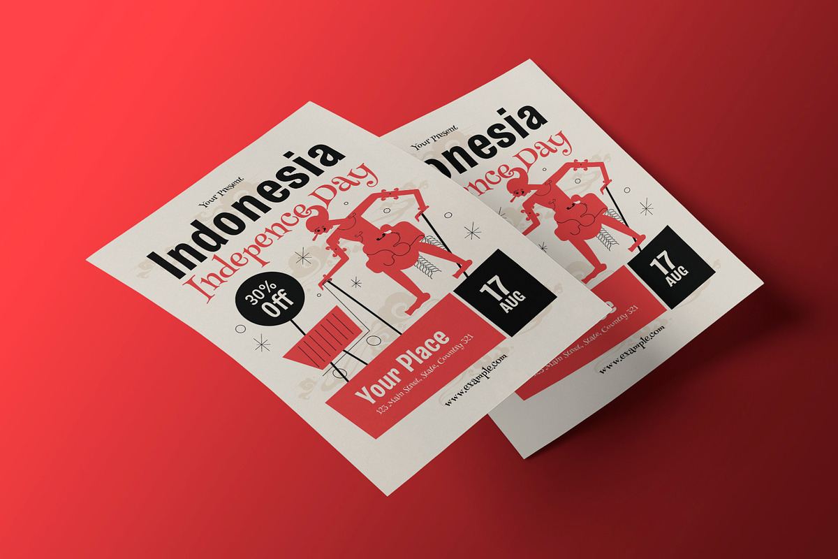 Indonesia Independence Day Sale, a Flyer Template by Neermana (Photo 3 of 4)