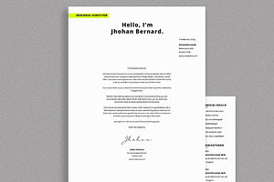 Resume Tamplate / CV Modern