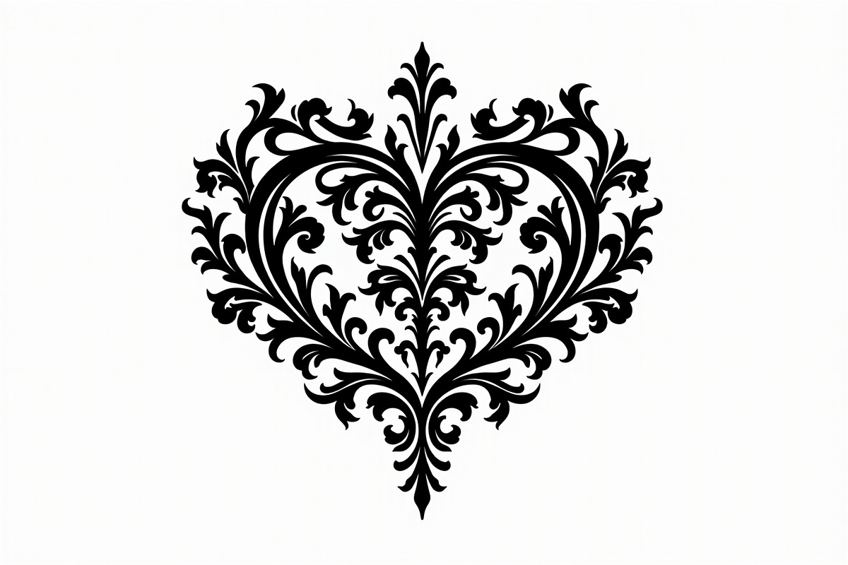Vintage Heart Vector Design, an Illustration by Creativeshirt (Photo 19 of 21)