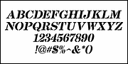 Stenciled Message JNL, a Font by Jeff Levine Fonts (Thumbnail 5 of 5)