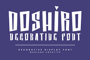 Doshiro Comic Display Typeface, a Sans Serif Font by Maulana Creative (Thumbnail 1 of 8)