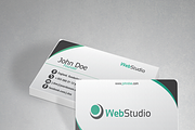 Web studio modern business card, a Business Card Template by A.Lamprianidis (Thumbnail 1 of 5)