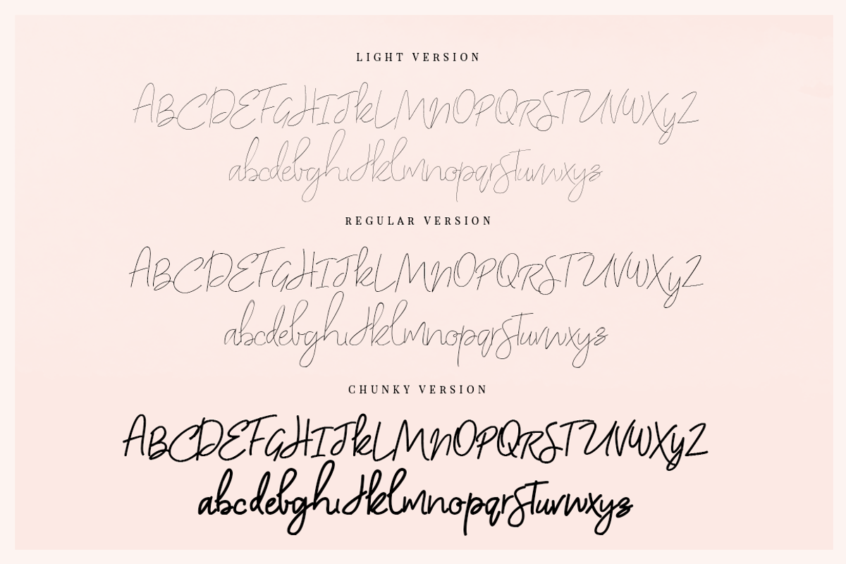With My Love Script (3 Weights) preview 8