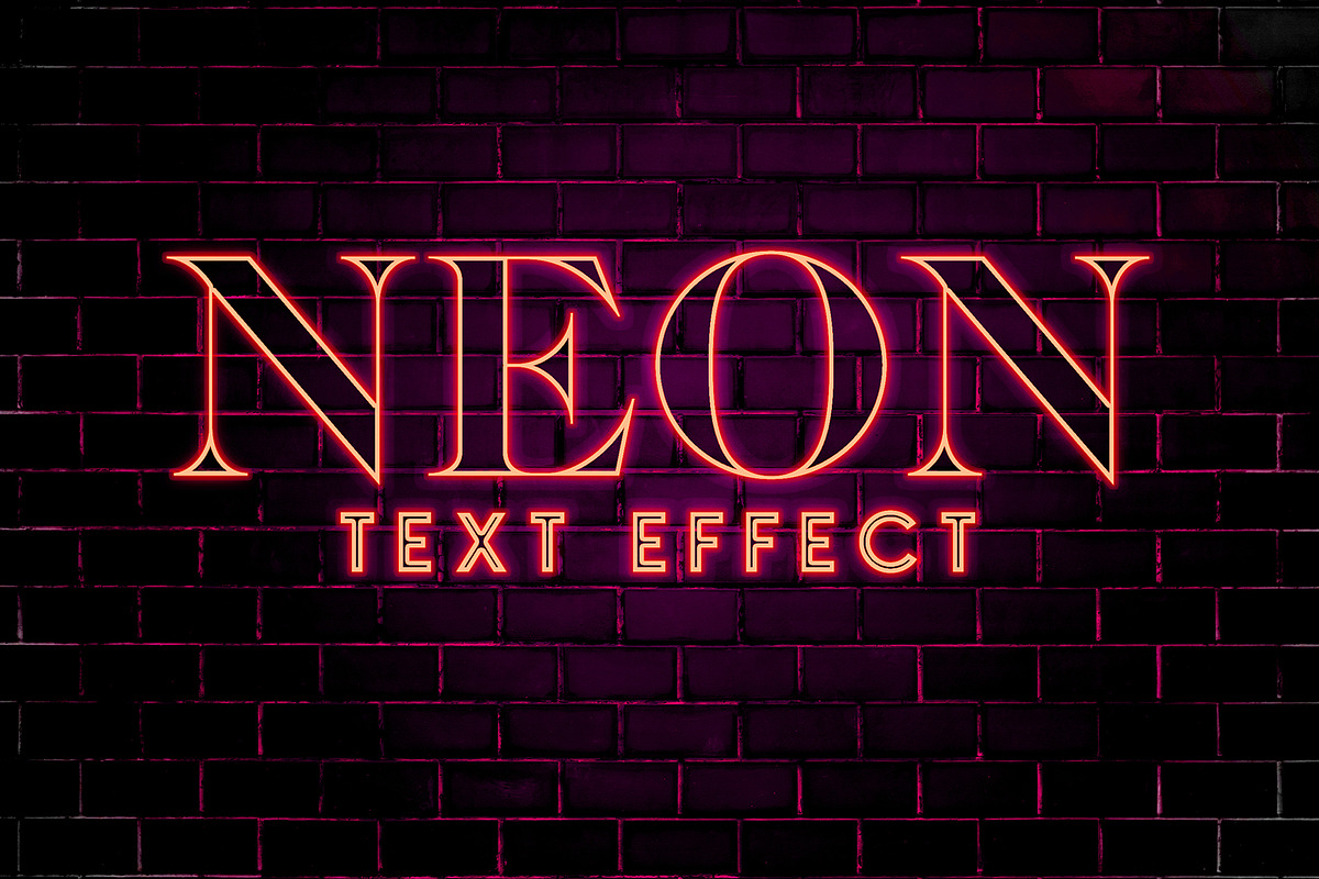 Neon Text Effect, a Layer Style Add-On by CraftingStudio (Photo 1 of 4)
