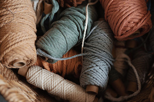 Spools of Yarn String Stock Photo, an Arts & Entertainment Photo by Ashley Alexandra Design